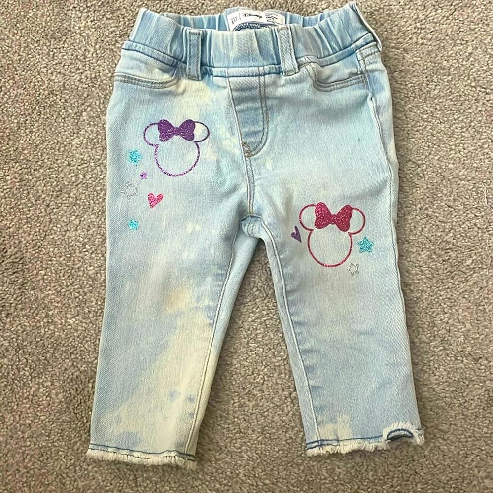 Baby GAP Disney 12-28 months distressed stretch  jegging